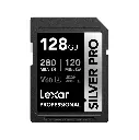 Lexar Professional SILVER PRO SDXC™ 128GB UHS-II Card,up to 280MB/s read, 160MB/s write, C10 U3 V60 LSDSIPR128G-BNNNG