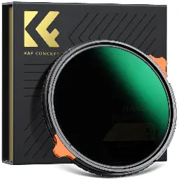 K&F Concept Nano-X Series 82mm True Color Variable Fader ND2-ND32 VND+CPL Filter – Black KF01.2574