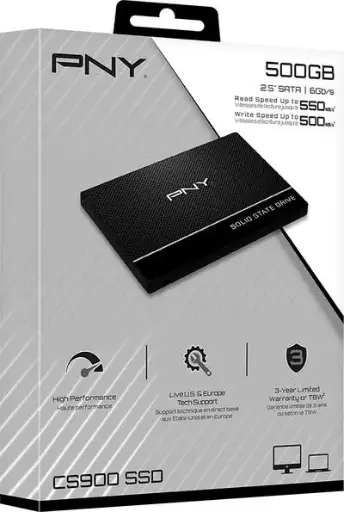 [751492629957] PNY CS900 500GB 2.5-Inch SATA III ND NAND SSD SSD7CS900-500-RB