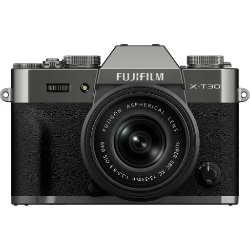 [4547410565515] FUJIFILM X-T30 III Mirrorless Camera with 13-33mm f/3.5-6.3 OIS Lens Charcoal Silver 16966957