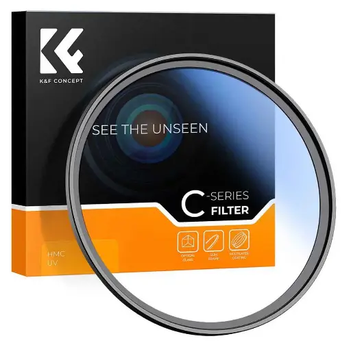 [KF01.1425] K&F Concept 62mm Blue Multi-Coated UV Filter Slim KF01.1425
