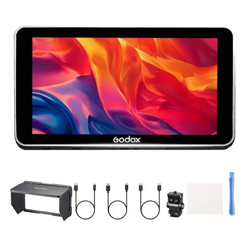 [GM6S Pro Kit 2] Godox GM6S Pro 5 inch 4K Ultra-Bright On-Camera Monitor Kit GM6S Pro Kit 2