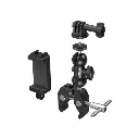 SmallRig Crab-Shaped Super Clamp with Ball Head Magic Arm, Action Mount & Phone Holder Kit 4373