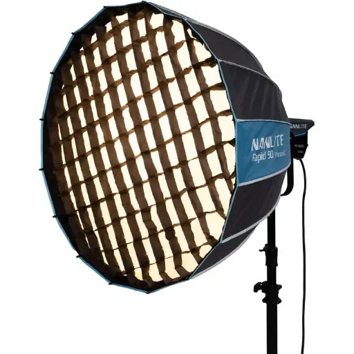 [SB-RP90] NANLITE Rapid 90 Parabolic Softbox with Grid SB-RP90