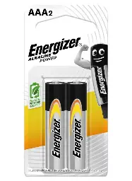 Energizer Alkaline Power LR03 1.5V AAA Battries Pack of 2