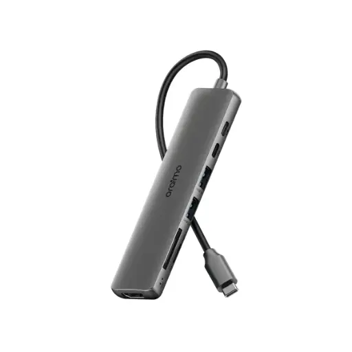 [OUH-511] Oraimo PowerTrans USB-C Hub 7-in-1 Multi-Functional Adapter Docking Station OUH-511