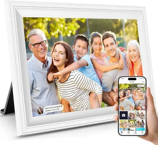 [799833001130] Promage PC-F102 Connect Digital Photo Frame WiFi White