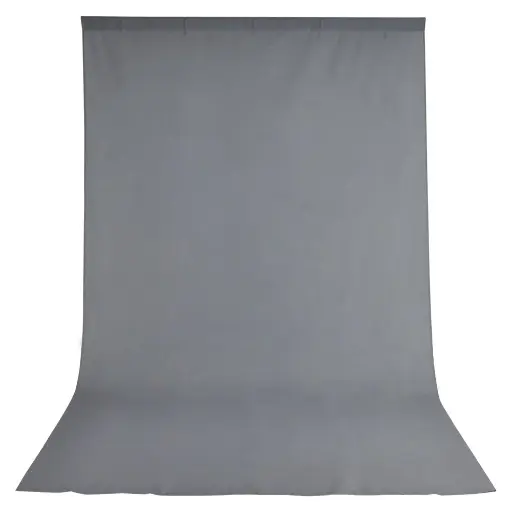 [CLOTHBACDROP-GRY] BacDrop 3x6 Meter Background Cloth (Gray)