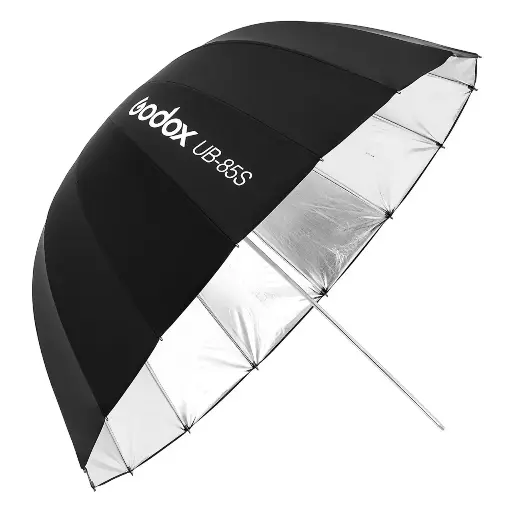 [6952344219348] Godox UB-85S Translucent Parabolic Umbrella 85cm - Silver