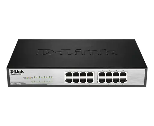 [790069419034] D-Link DES-1016C 16-Port 10/100Mbps Unmanaged Ethernet Switch 