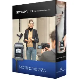 Zoom F1 Field Recorder with Lavalier Microphone F1-LP