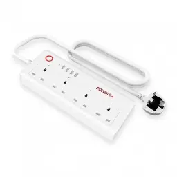 Powero+ Smart Power Strip with 4 Ports 4 USB & 1 USB-C