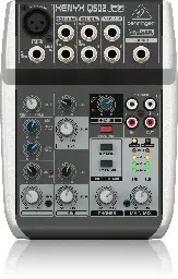 Behringer Henyx Q502USB Premium 5-input 2-Bus Mixer with Xenyx Mic Preamp British EQ and USB Audio Interface