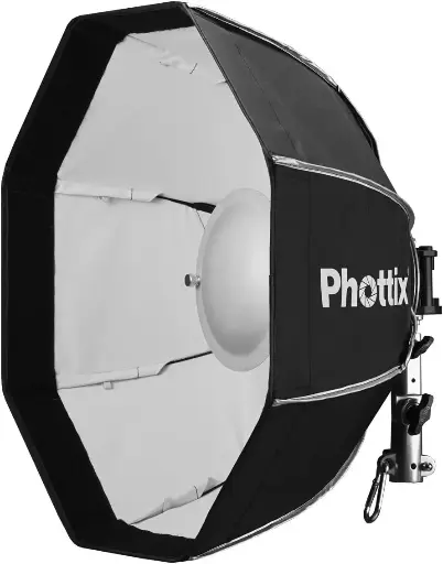 [4894609827405] Phottix Spartan 50cm 20-Inch 2in1 Beauty Dish + Octa Softbox White