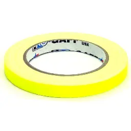 KUPO Fluoresent Gaffer Tape Yellow 12mmx15yd CSS-1215Y