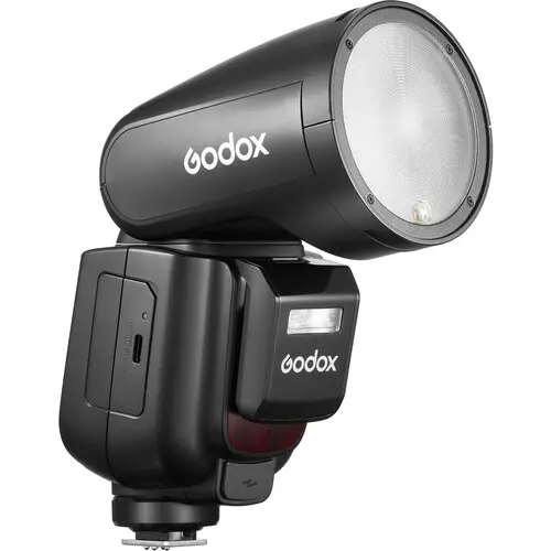 [6952344222225] Godox V1Pro TTL Li-ion Round Head Camera Flash for Canon V1PROC