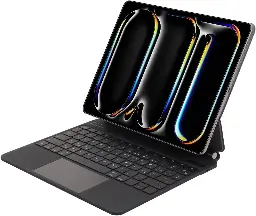 Levelo Aeroboard Saffiano Leather Wireless Keyboard for iPad Pro 13-Inch 2024 LVLABKP13BK
