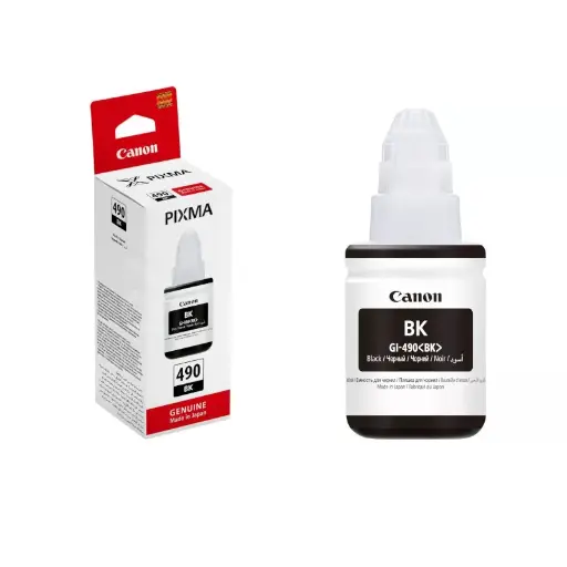 [4549292041729] Canon  Pixma GI-490BK Genuine Black Ink Bottle Cartridge 0663C001