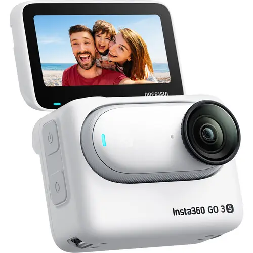 [6970357857401] Insta360 GO 3S Action Camera Standard Bundle (128GB, Arctic White) CINSAATA_GO3S04